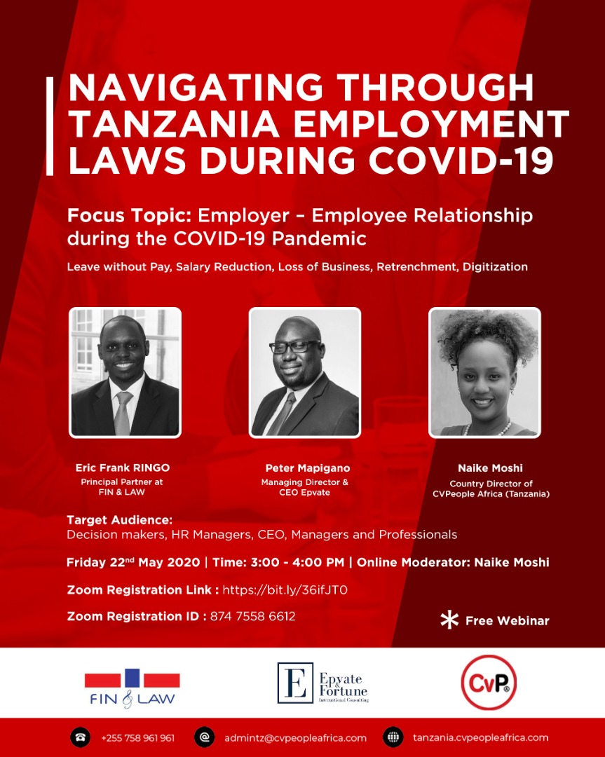 http://finandlaw.co.tz/wp-content/uploads/2020/08/Webinar-Invitation-Navigating-through-Tanzania-Employment-and-Labour-Relations-Laws-during-COVID-19.jpeg