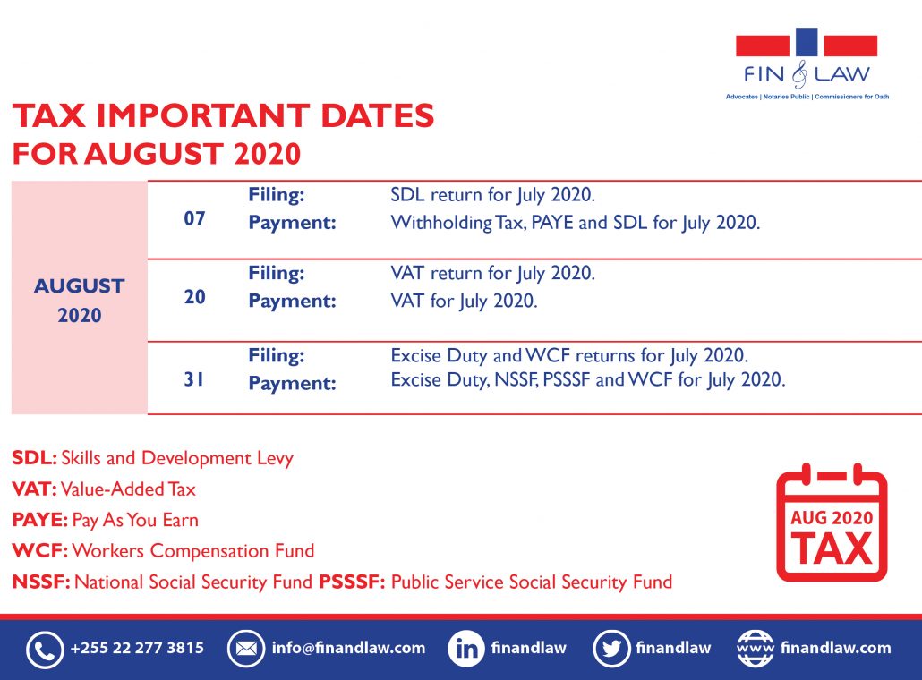 https://finandlaw.co.tz/wp-content/uploads/2020/10/FIN-LAW-Compliance-Update-Tax-and-Compliance-dates-for-August-2020-1030x760.jpg