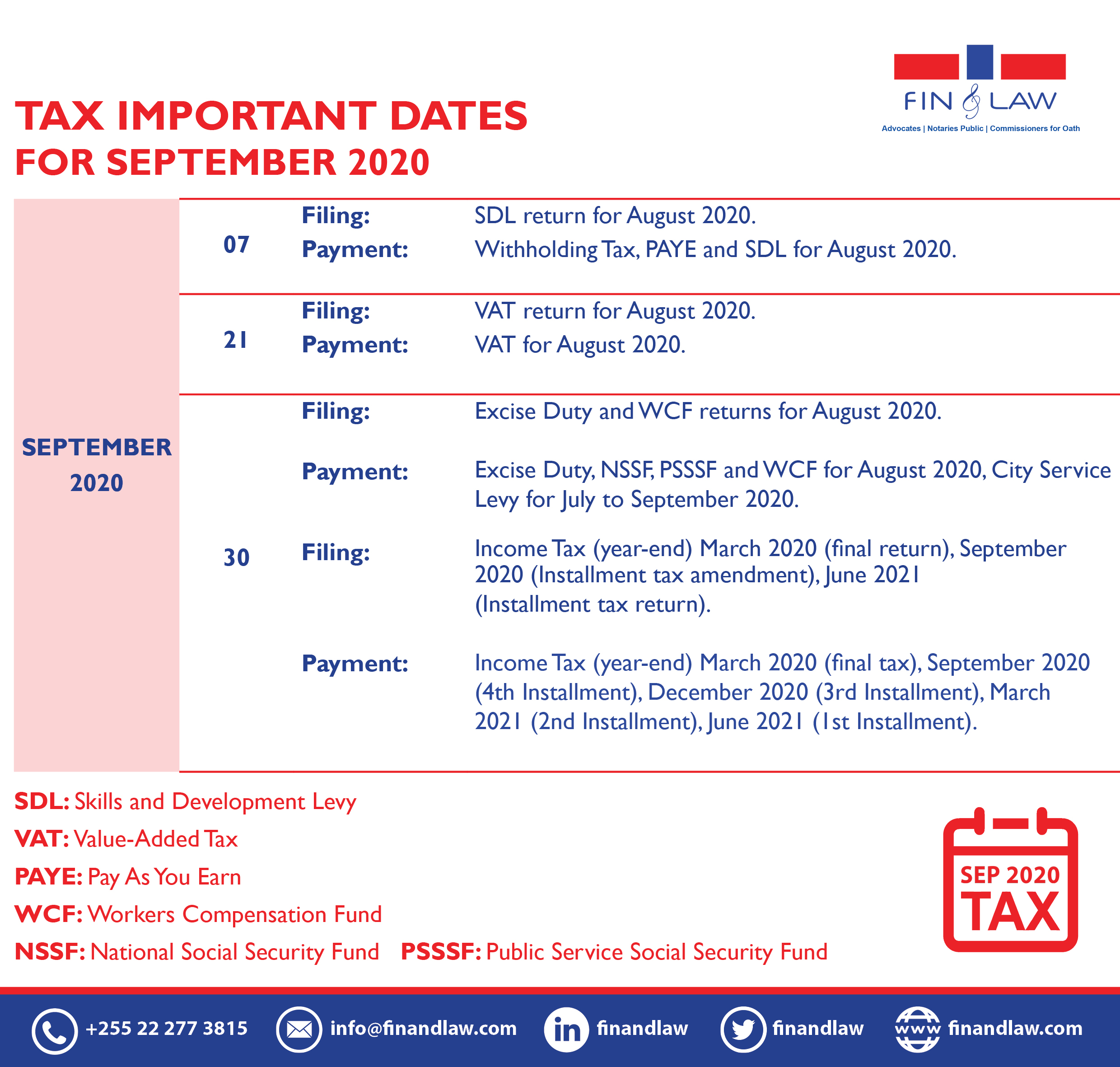 https://finandlaw.co.tz/wp-content/uploads/2020/10/FIN-LAW-Compliance-Update-Tax-and-Compliance-dates-for-September-2020.jpg